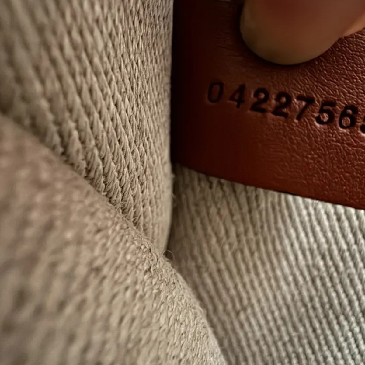 LARGE WOODY BAG IN LINEN BY CHLOÉ