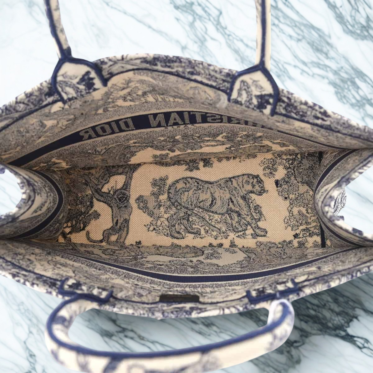 LARGE DIOR BOOK TOTE BAG